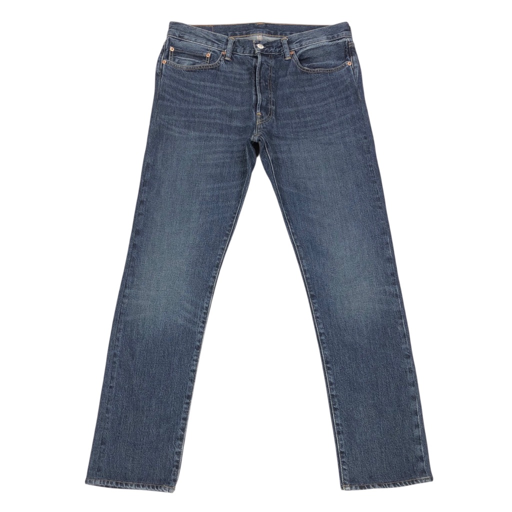 Buck Mason Maverick Slim Jeans Men's Size 33 33x30.5 Japanese Indigo Denim Blue